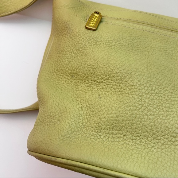 Vintage Coach Sonoma Flap in Light Green Rare! 4903 - Picture 6 of 11